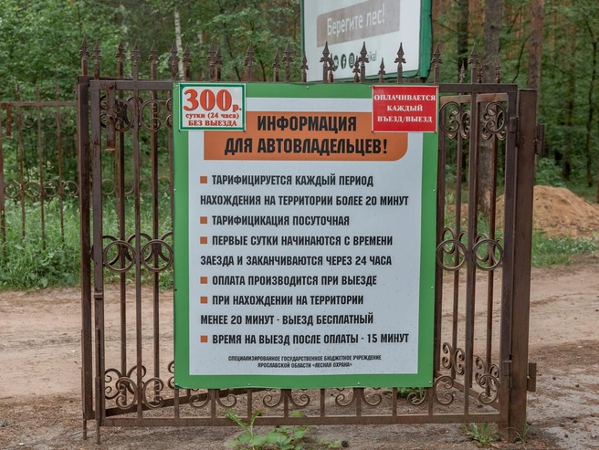Въезд стоит 300 рублей в сутки, при повторном заезде оплата взимается снова | Источник: Александр Куренной / 76.RU