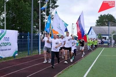 Около 11 тысяч жителей Хабаровского края в эстафете «Знамя спорта»