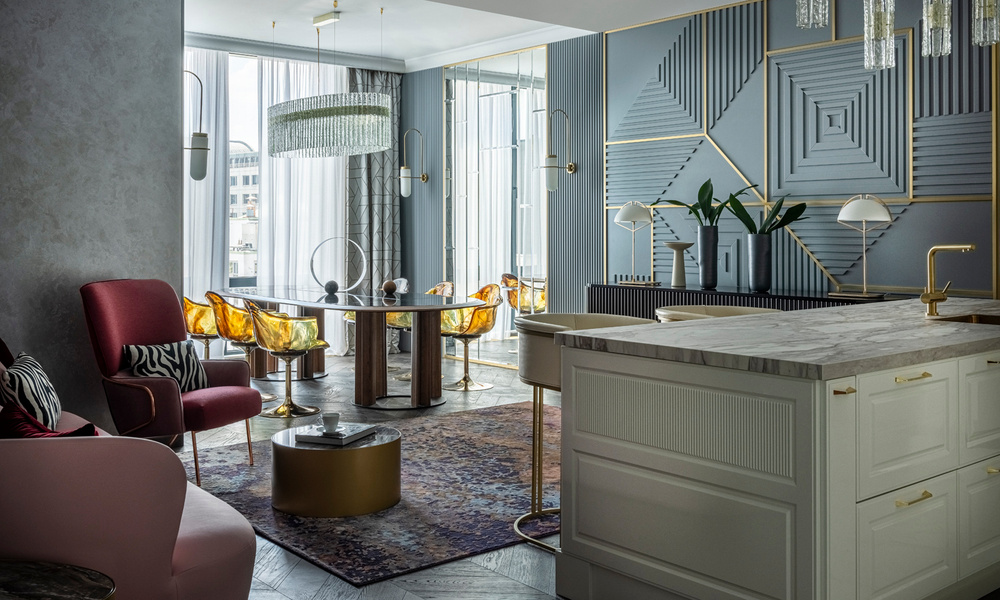 Эклектичная квартира для большой семьи в центре Москвы | myDecor