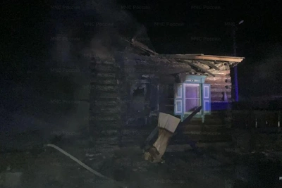 МЧС устанавливает причину пожара в Иволгинском районе