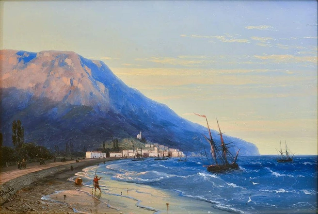 Айвазовский Иван Константинович (1817–1900) «У берегов Ялты» | Источник: Московский аукционный дом