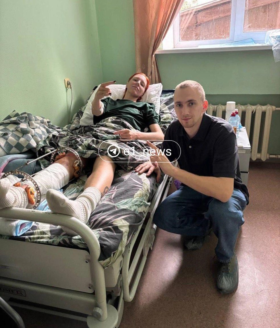 На фото Надежда со своим старшим сыном Вадимом | Источник: Сестра Надежды