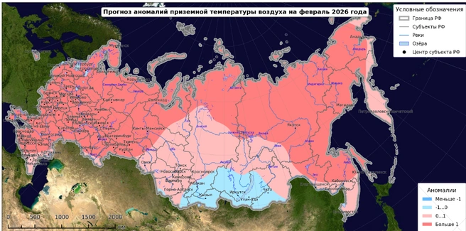 Ожидается температура выше нормы | Источник: meteoinfo.ru