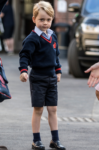 Первое школьное утро принца Джорджа