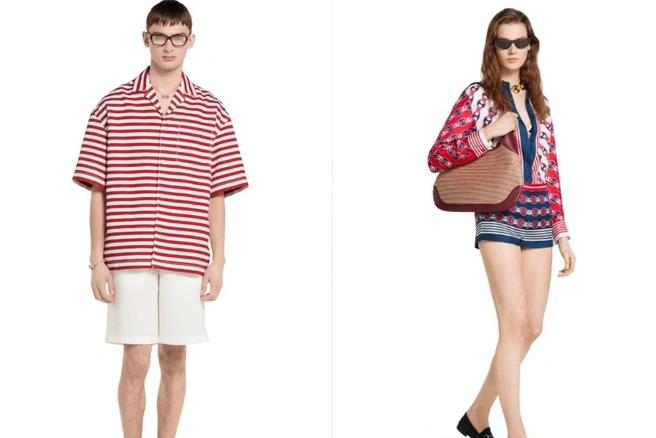 С полосатым принтом Gucci поэкспериментировали | Источник: gucci.com