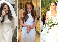 Привычка жениться: 4 мужа и 6 свадебных платьев Дженнифер Лопес — какое вам нравится больше?