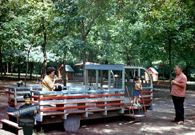 Детская площадка в роще, 1971 год  | Источник: Myekaterinodar.ru, фото из семейного архива А. Г. Клочко