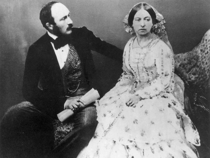 Принц Альберт и королева Виктория, 1854 год
