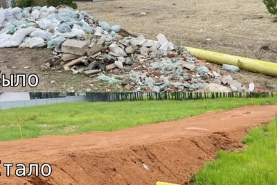 В Тукаевском районе расчистили свалку объемом 115 кубометров