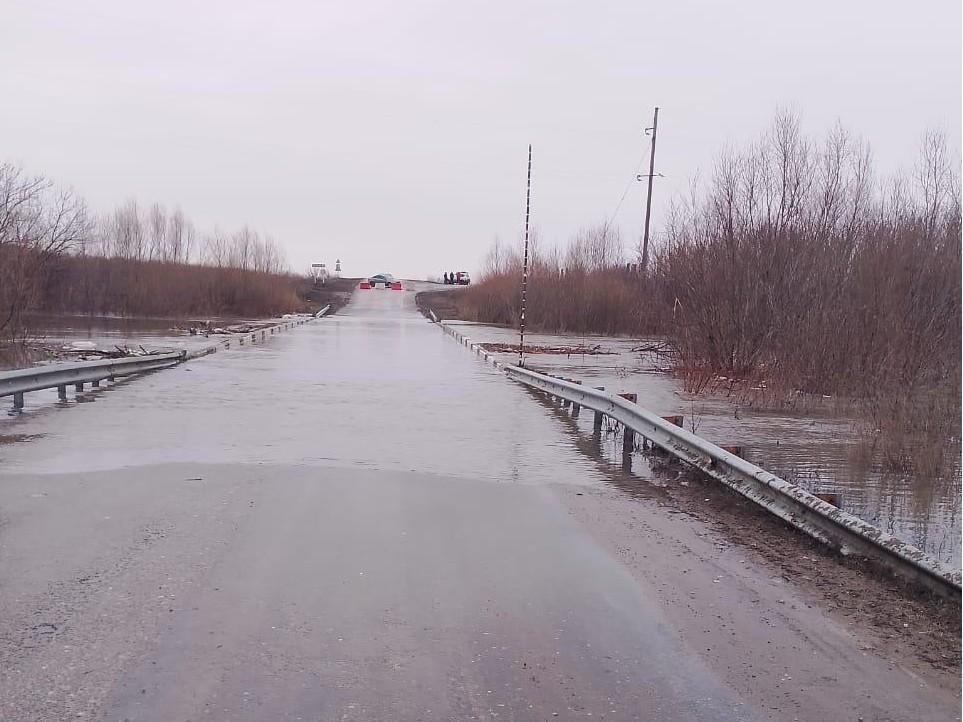 В Самарской области подтопило еще один мост