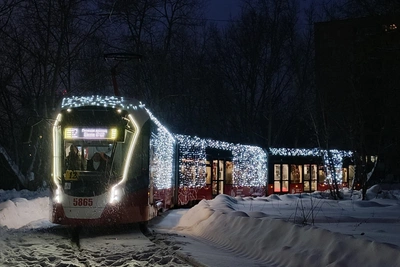 Трамвай «Лев» снова пропал с маршрута в Перми