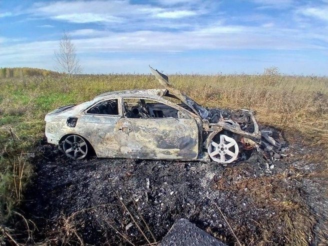 Audi A5 сгорела дотла | Источник: 24_ГОСАВТОИНСПЕКЦИЯ_ / Telegram