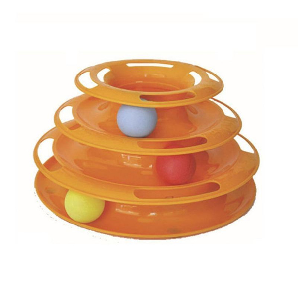 Игрушка для кошек «Башня с шариками»
