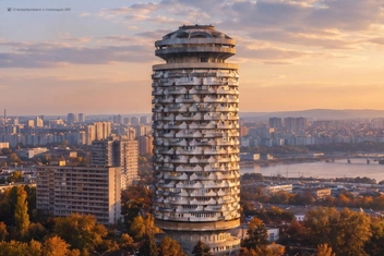 Здание «Ромашка» в Кишиневе | Источник: Юрий Скулыбердин / Городские медиа