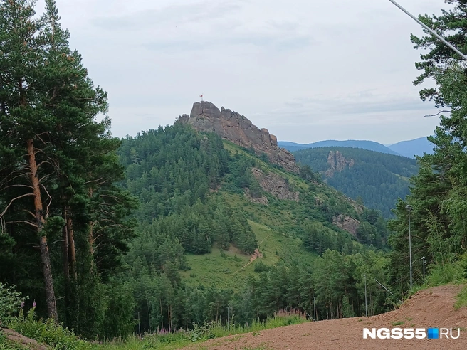 Один из нескольких сотен красноярских столбов  | Источник: Сергей Энквист / NGS55.RU 