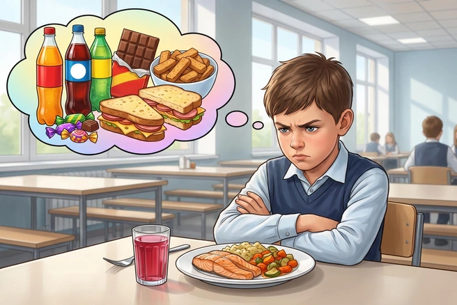 Не все дети с радостью едят полезные блюда | Источник: Юрий Скулыбердин / Городские медиа
