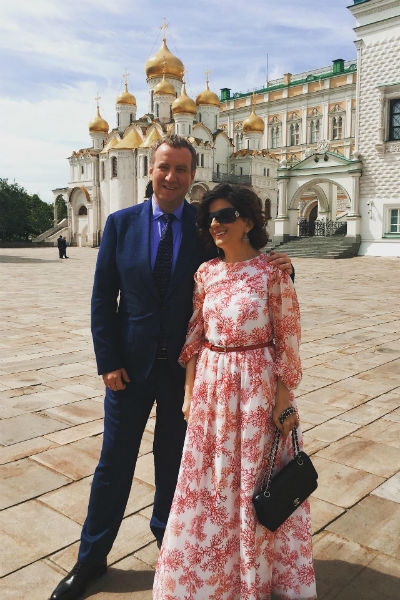 Диана Гурцкая с мужем Петром