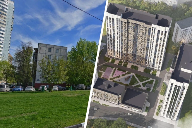 В районе на юго-западе Москвы снесут несколько десятков домов | Источник: Яндекс.Карты, fr.mos.ru