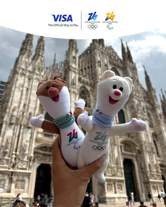 Мило и Тина&nbsp;— маскоты Зимних Олимпийских игр | Источник: olympics / Instagram (экстремистская организация, деятельность запрещена на территории РФ)