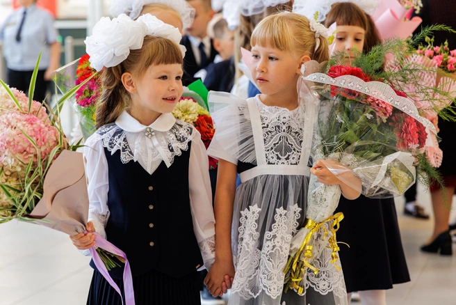Готовиться к школе семья начала еще в июле | Источник: Мария Ленц / NGS24.RU