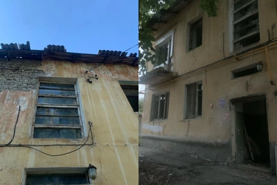 В Самаре сносят дом, а люди продолжают жить внутри