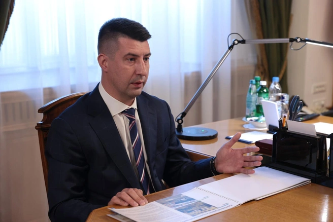 Иван Кирпичков, глава Красносулинского района | Источник: пресс-служба губернатора Ростовской области