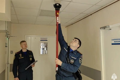 Эксперты проверили противопожарную систему в больнице Карелии