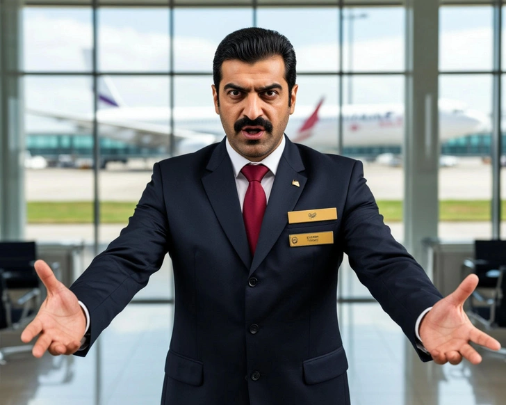 Убыток — ₽250 тыс. Россиянин больше года копил на путешествие в самый южный город мира, но его не пустили на самолет в Стамбуле | Источник: AI