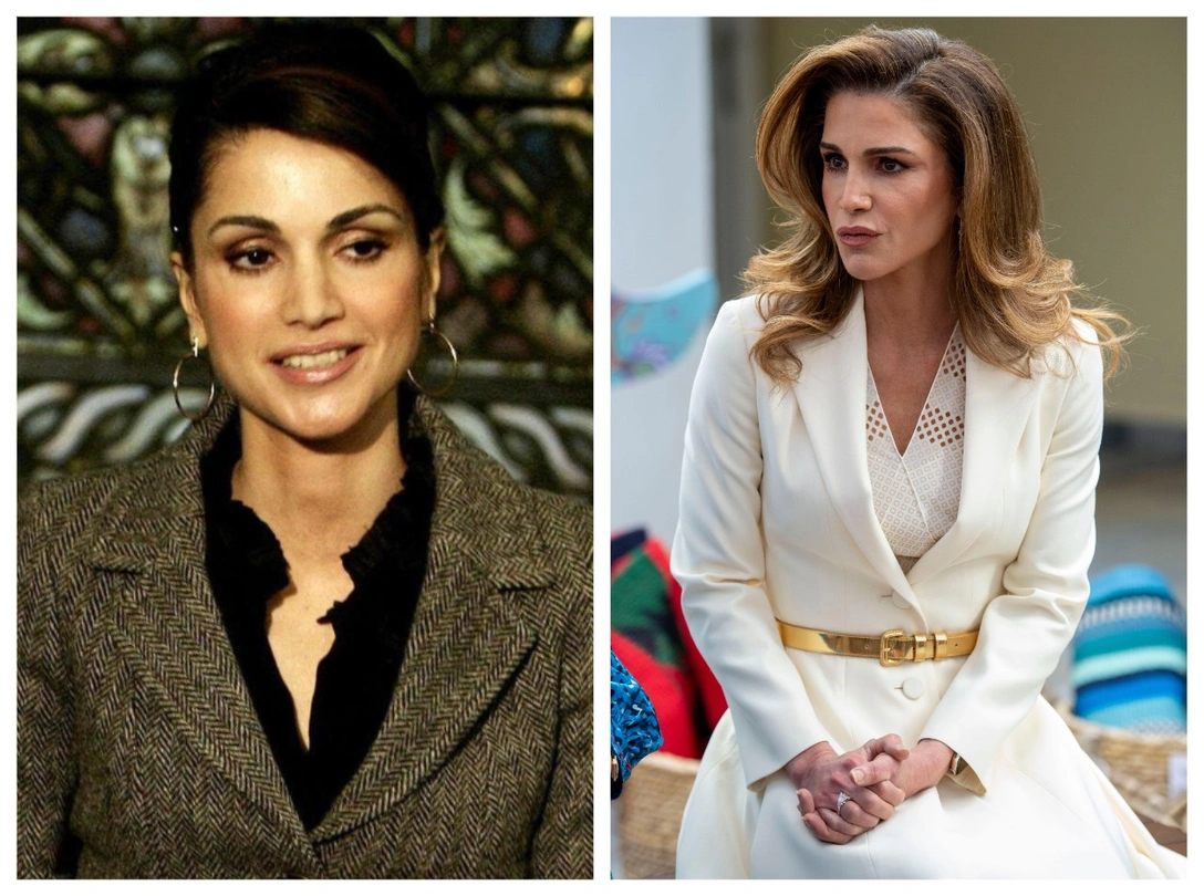 Королева Рания, 7 ноября 2006; Королева Рания, 16 ноября 2021 | marieclaire.ru