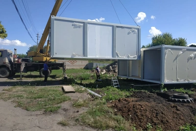 В Башмаковском районе приступили к установке нового ФАПа