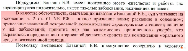 Дело было рассмотрено в особом порядке. Судья нашел много смягчающих обстоятельств | Источник: читатель E1.RU