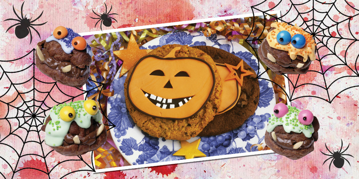 Печенье Липкое чудовище рецепты хэллоуин простые