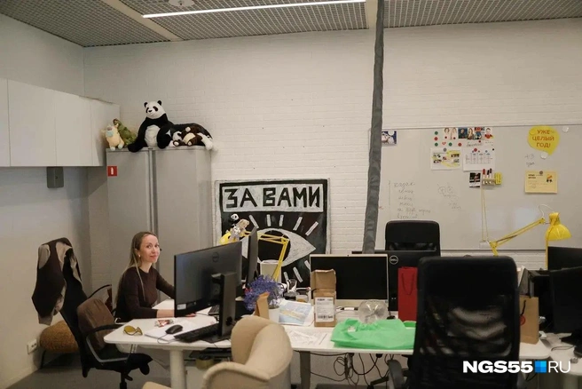 Офис ТЦ&nbsp;расположен внутри «Меги»&nbsp;— там работают более 30 сотрудников | Источник: Евгений Софийчук / NGS55.RU 