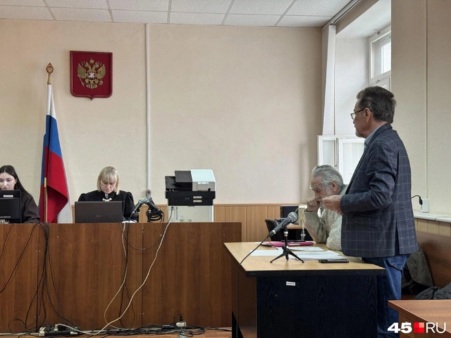 Иван Камшилов отстаивает свои права в суде | Источник: Юлия Король / 45.RU