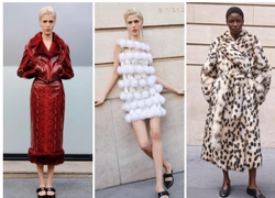 10 «звериных» образов в коллекции Givenchy resort 2025. Юбка-питон, платье-пантера, шуба-леопард и кроличьи хвостики