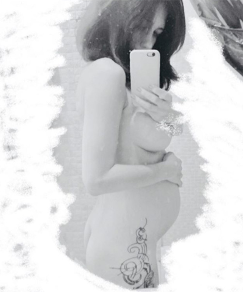 Екатерина Климова на пятом месяце беременности