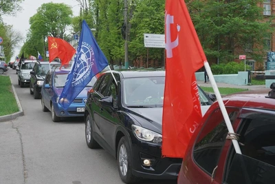 Автопробег к 81-летию Великой Победы объединил поколения