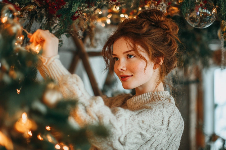 как украсить дом к новому году, как украсить дом к новому 2026 году, украшение дома к новому году, украшение дома к новому году 2026, украшения дома к новому году своими руками, новогодние вытынанки, оформление дома к новому году, новогодний декор 2026 | Источник: Midjourney