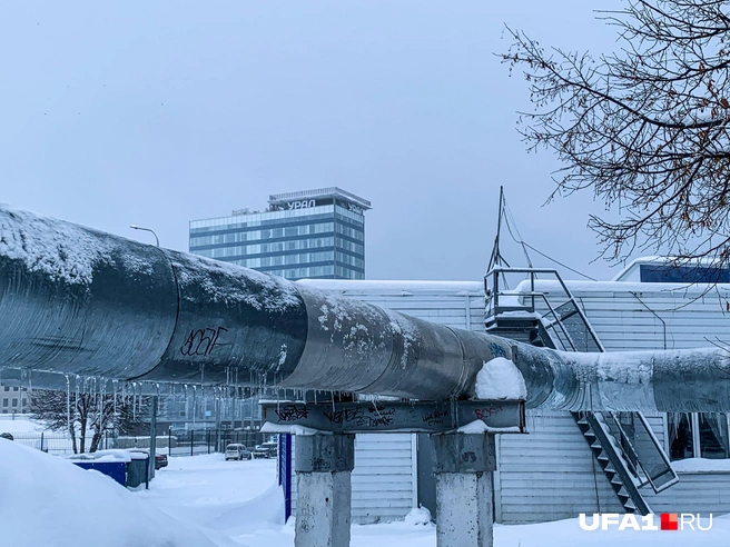 Очень атмосферный Нефтекамск в начале 2022-го | Источник: Андрей Бирюков / UFA1.RU