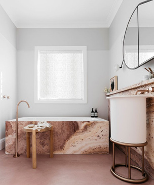 Эклектичный дом с мраморной ванной в Сиднее