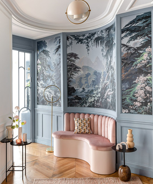 Современный стиль Осман в парижской квартире