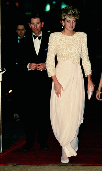 На королевском мероприятии в театре Доминион, Лондон, 1992 г.