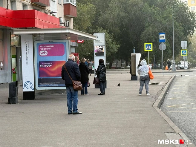 Пассажиры час ждут автобуса | Источник: Читатель MSK1.RU