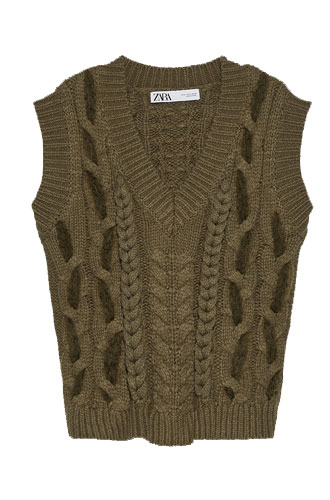 Жилет ZaraЦена: 2 999 руб.
Где купить: zara.com