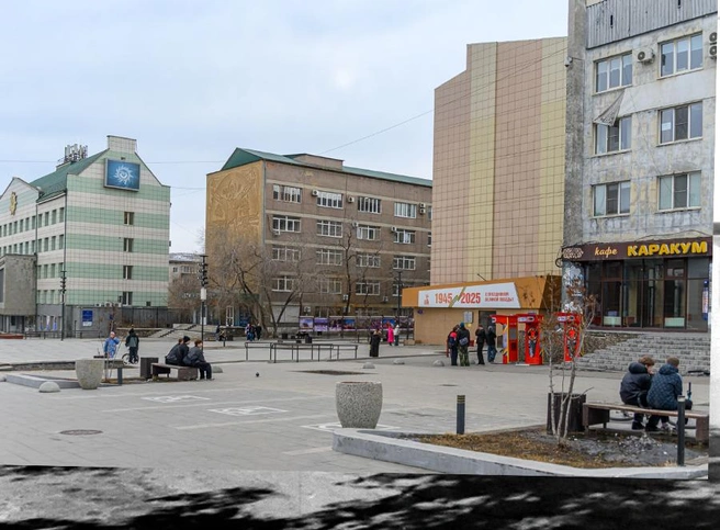 Театральная площадь в июне 1976 года | Источник: Олег Фёдоров / CHITA.RU