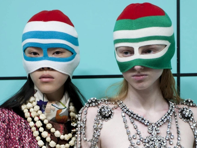 Модели на показе коллекции модного дома GUCCI | Источник: Legion Media