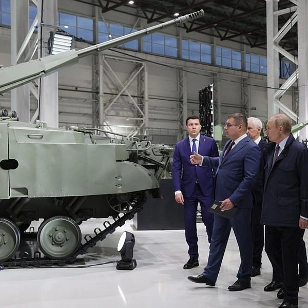 Самоходная артиллерийская установка, созданная на пермском заводе | Источник: kremlin.ru