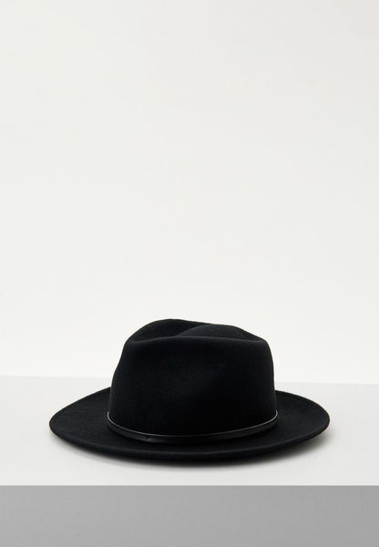 Черная шляпа из шерсти
