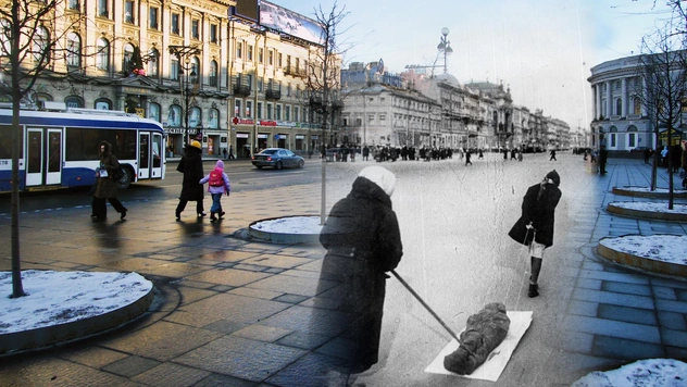 Блокада Ленинграда: призраки войны на улицах города