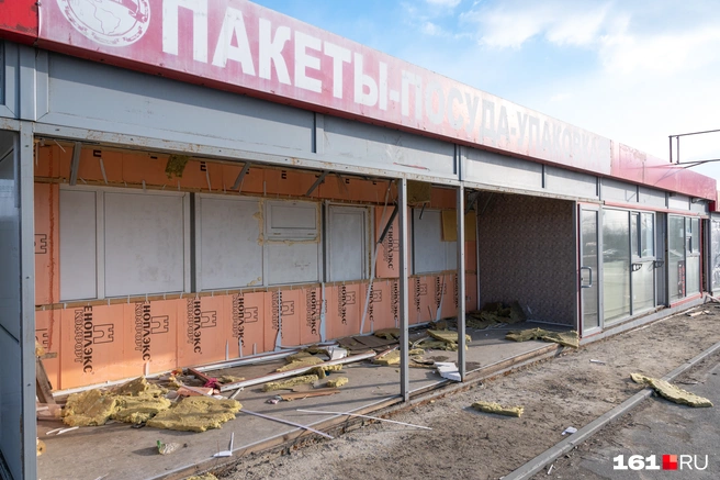 То, что осталось от аксайских рынков | Источник: Евгений Вдовин / 161.RU